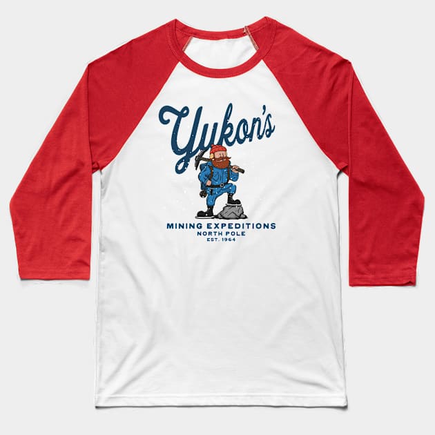 Yukon’s Mining Expeditions Baseball T-Shirt by Zachterrelldraws